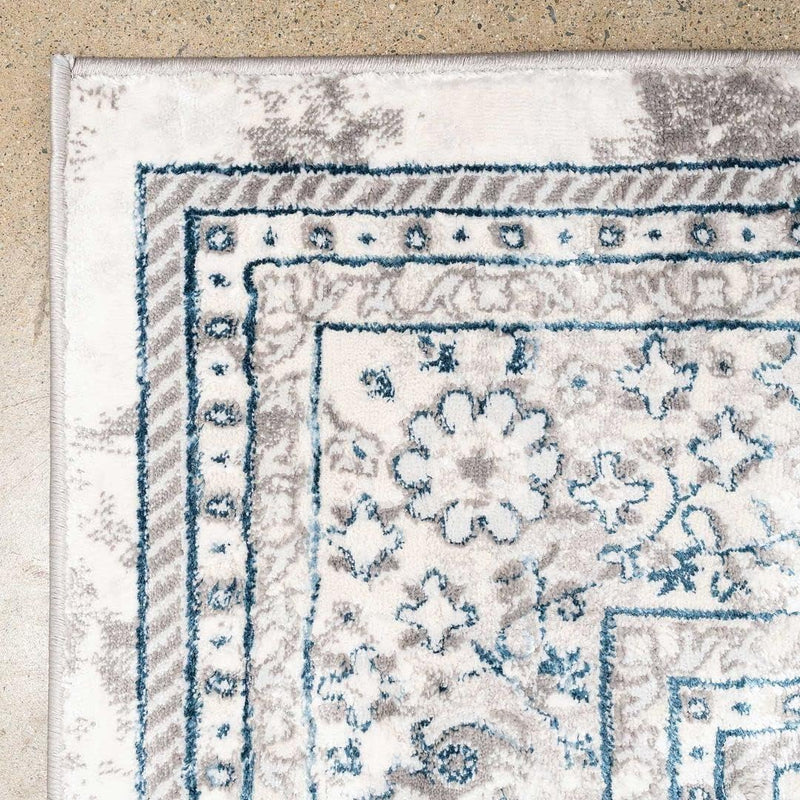 Modern Medallion Moroccan Style Area Rug Plush Living