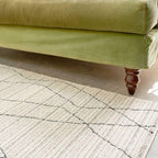 Modern Moroccan Berber Polyester Carpet Rug Tribal Diamond