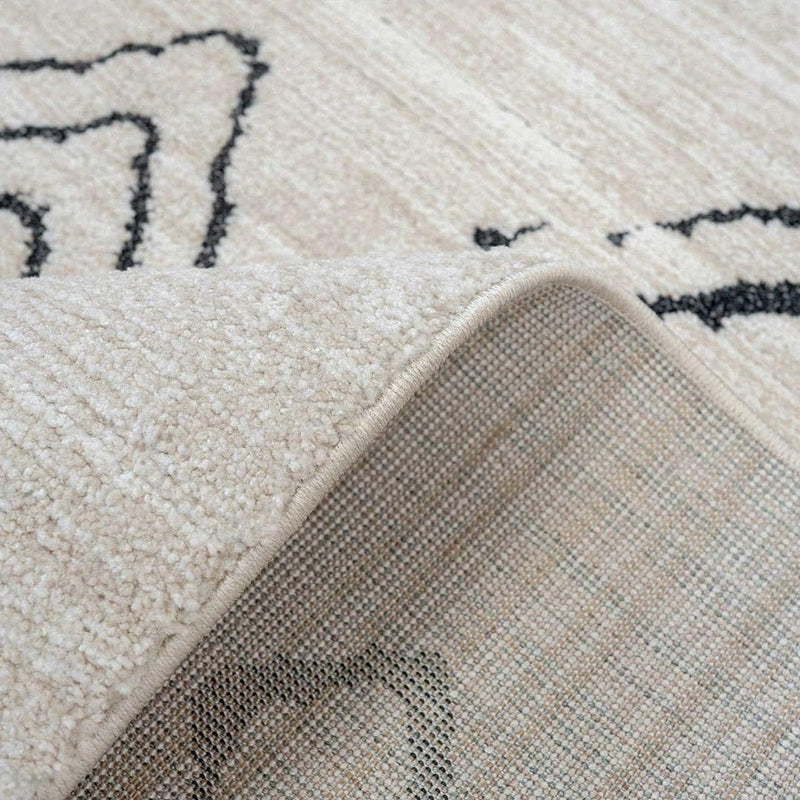 Modern Moroccan Berber Polyester Carpet Rug Tribal Diamond