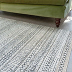Modern Moroccan Berber Polyester Carpet Rug Tribal Diamond