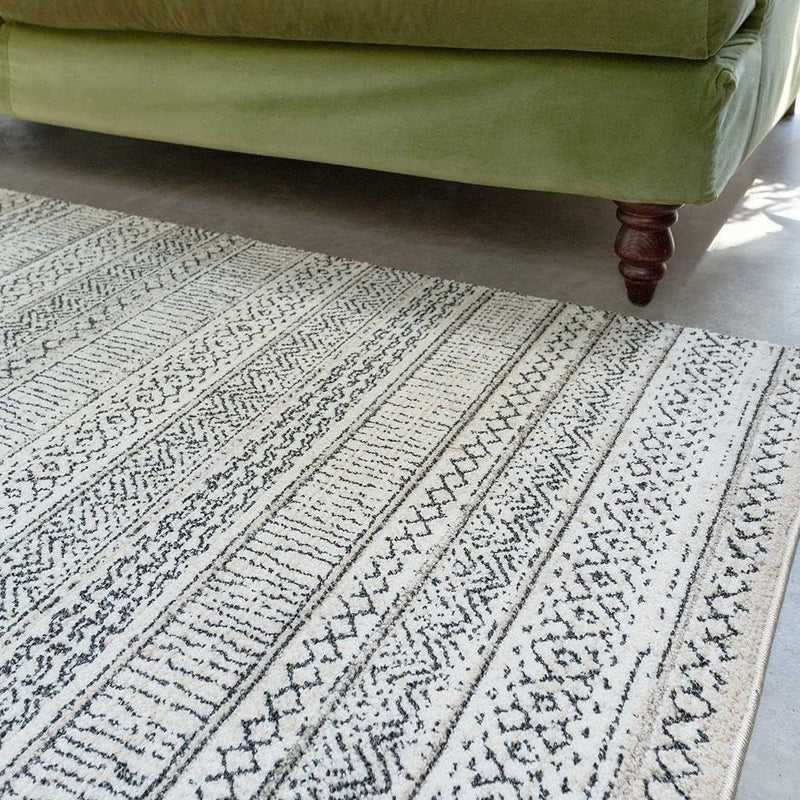 Modern Moroccan Berber Polyester Carpet Rug Tribal Diamond