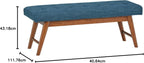 Modern Padded Upholstered Bench with Button Bedroom Entryway
