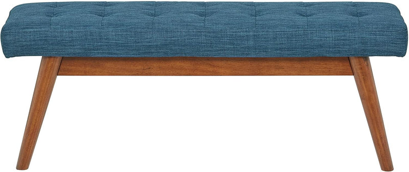 Modern Padded Upholstered Bench with Button Bedroom Entryway