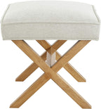 Modern Padded Upholstered Bench with Button Bedroom Entryway