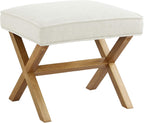 Modern Padded Upholstered Bench with Button Bedroom Entryway