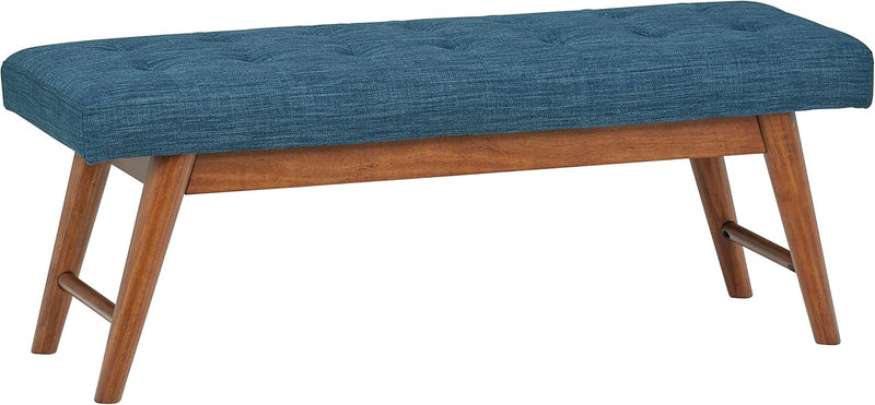 Modern Padded Upholstered Bench with Button Bedroom Entryway