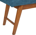 Modern Padded Upholstered Bench with Button Bedroom Entryway