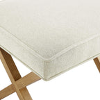 Modern Padded Upholstered Bench with Button Bedroom Entryway