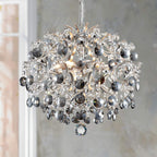 Modern Pendant Chandelier Crystal Raindrop Lighting Ceiling
