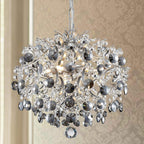 Modern Pendant Chandelier Crystal Raindrop Lighting Ceiling