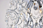 Modern Pendant Chandelier Crystal Raindrop Lighting Ceiling