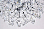 Modern Pendant Chandelier Crystal Raindrop Lighting Ceiling