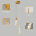 Modern Pendant Light 2-Light Kitchen Island Lighting Dimmable