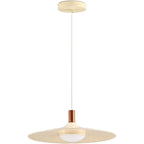 Modern Pendant Light with Ufo-Inspired Flat Metal Shade
