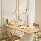 Modern Pendant Light with Ufo-Inspired Flat Metal Shade