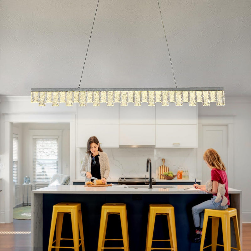Modern Pendant Lights Kitchen Island Dimmable LED Oval