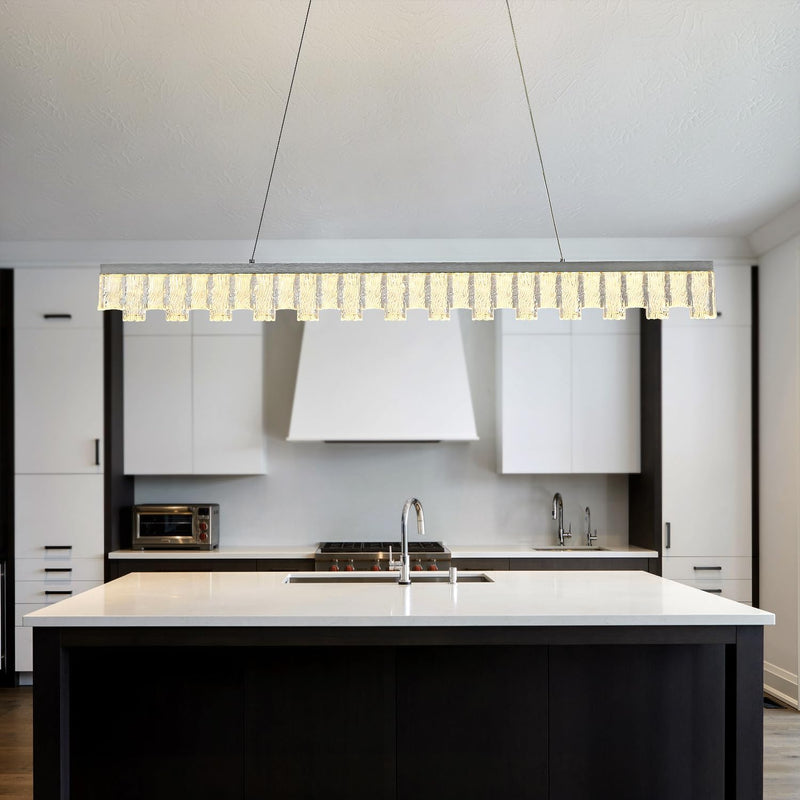 Modern Pendant Lights Kitchen Island Dimmable LED Oval