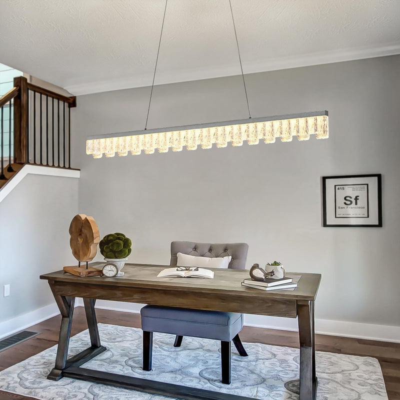 Modern Pendant Lights Kitchen Island Dimmable LED Oval