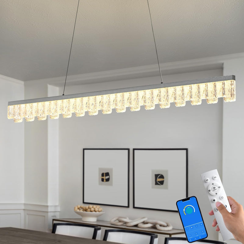 Modern Pendant Lights Kitchen Island Dimmable LED Oval