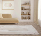 Modern Plain Rug for Luxury Homes Living Room