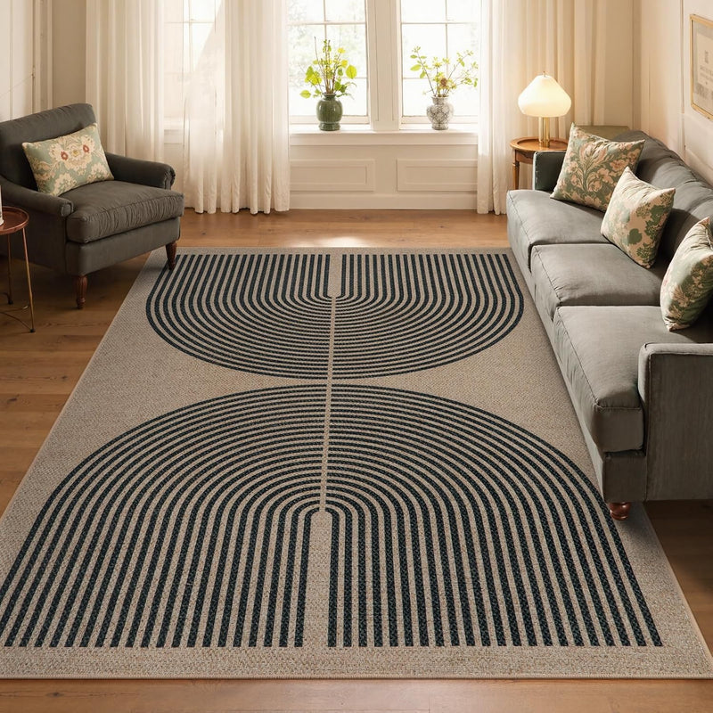 Modern Rainbow Kitchen Runner Rug