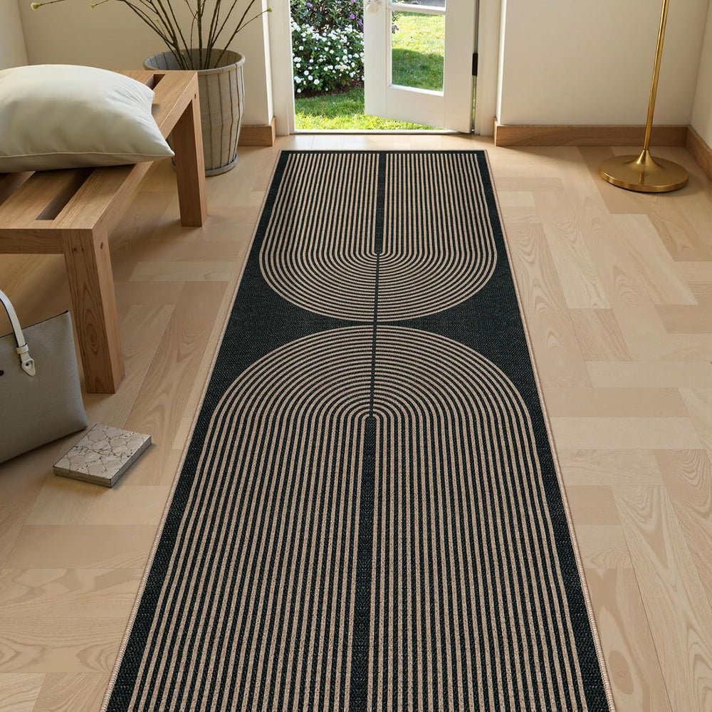 Modern Rainbow Kitchen Runner Rug