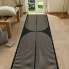 Modern Rainbow Kitchen Runner Rug