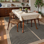 Modern Rainbow Kitchen Runner Rug