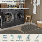 Modern Rainbow Kitchen Runner Rug