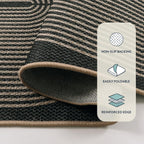 Modern Rainbow Kitchen Runner Rug