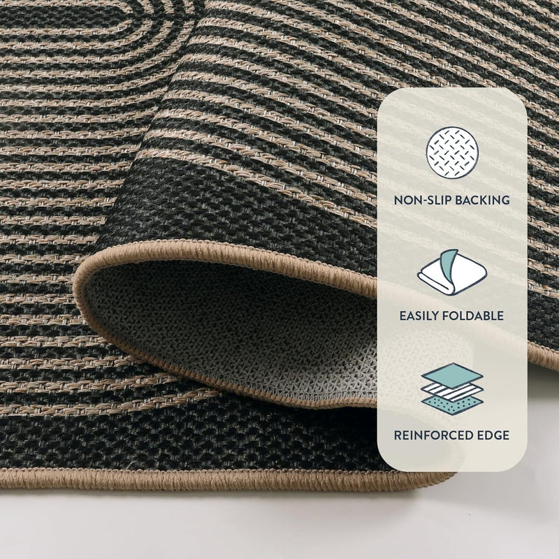 Modern Rainbow Kitchen Runner Rug