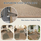 Modern Rainbow Kitchen Runner Rug