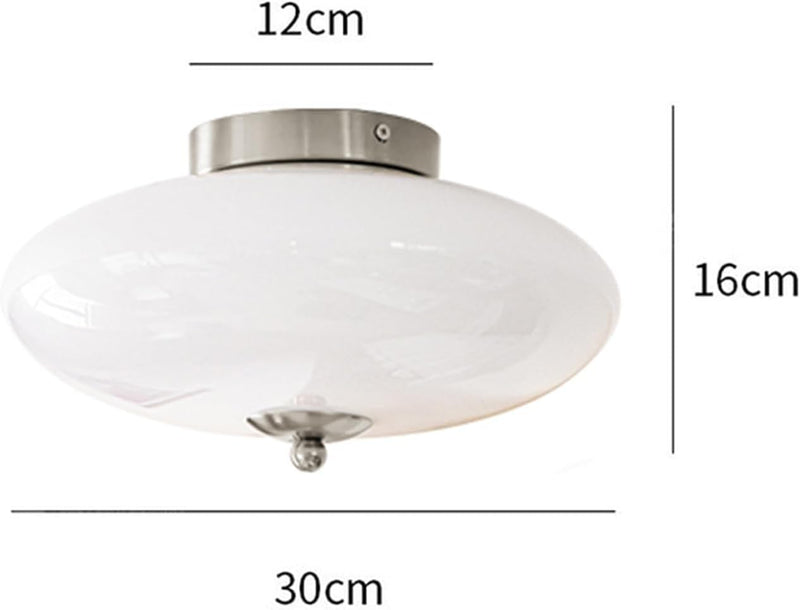 Modern Recessed Ceiling Light with Glass Metal Base