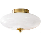 Modern Recessed Ceiling Light with Glass Metal Base