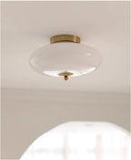Modern Recessed Ceiling Light with Glass Metal Base
