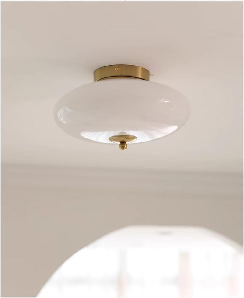 Modern Recessed Ceiling Light with Glass Metal Base