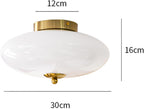 Modern Recessed Ceiling Light with Glass Metal Base