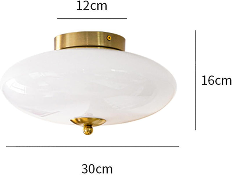 Modern Recessed Ceiling Light with Glass Metal Base