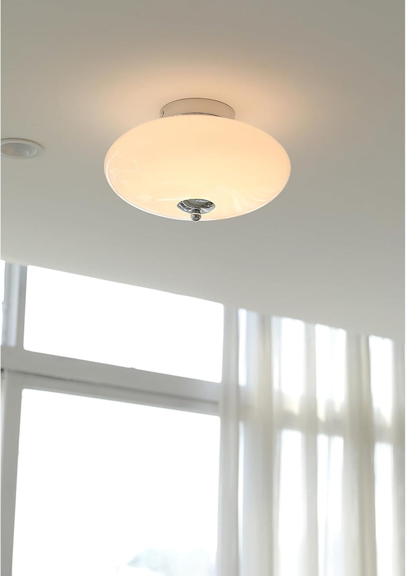 Modern Recessed Ceiling Light with Glass Metal Base
