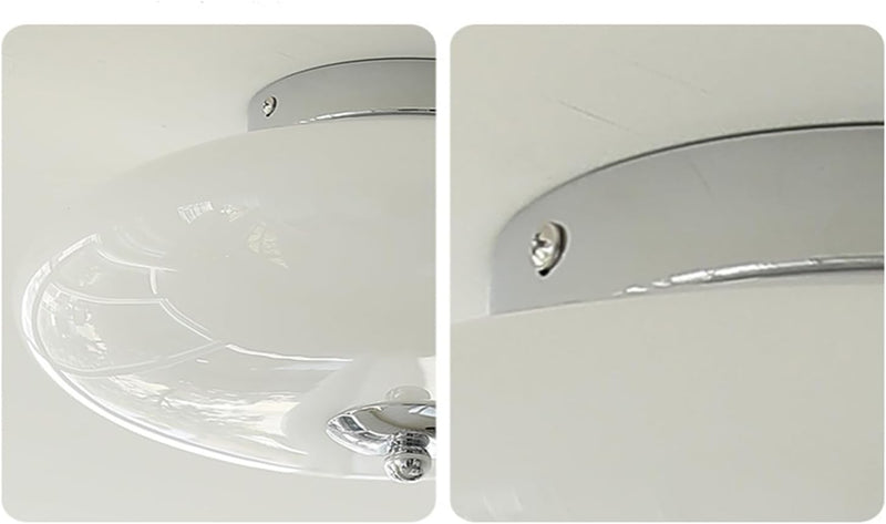 Modern Recessed Ceiling Light with Glass Metal Base