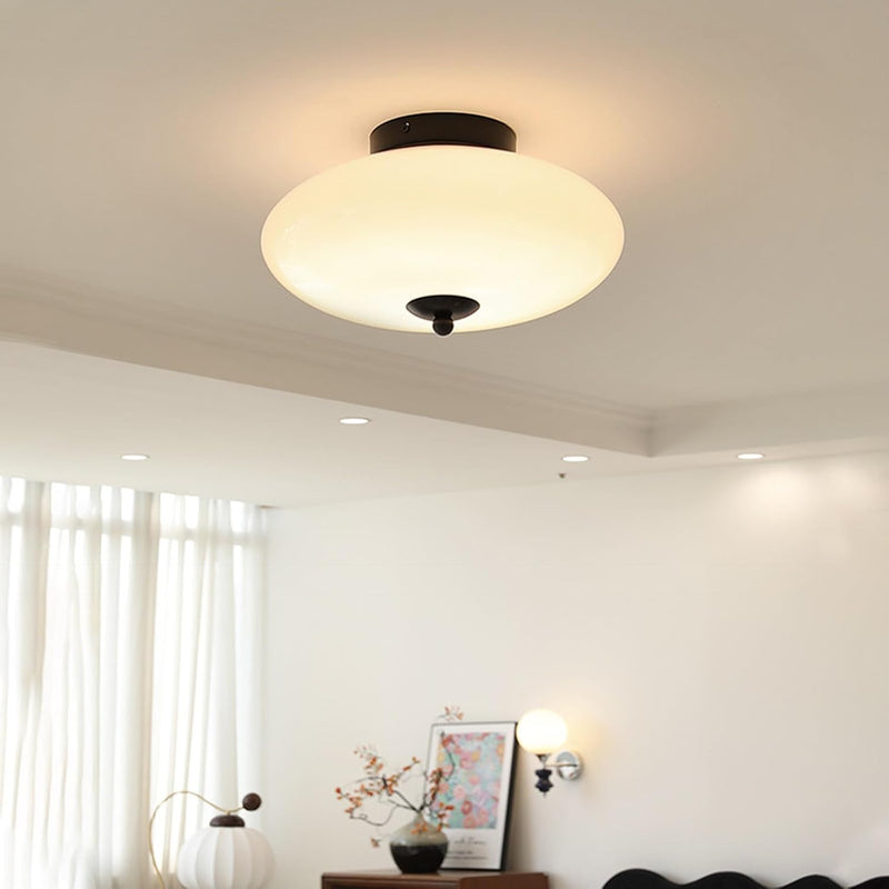 Modern Recessed Ceiling Light with Glass Metal Base