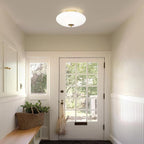 Modern Recessed Ceiling Light with Glass Metal Base
