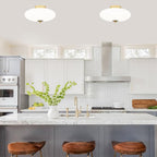Modern Recessed Ceiling Light with Glass Metal Base
