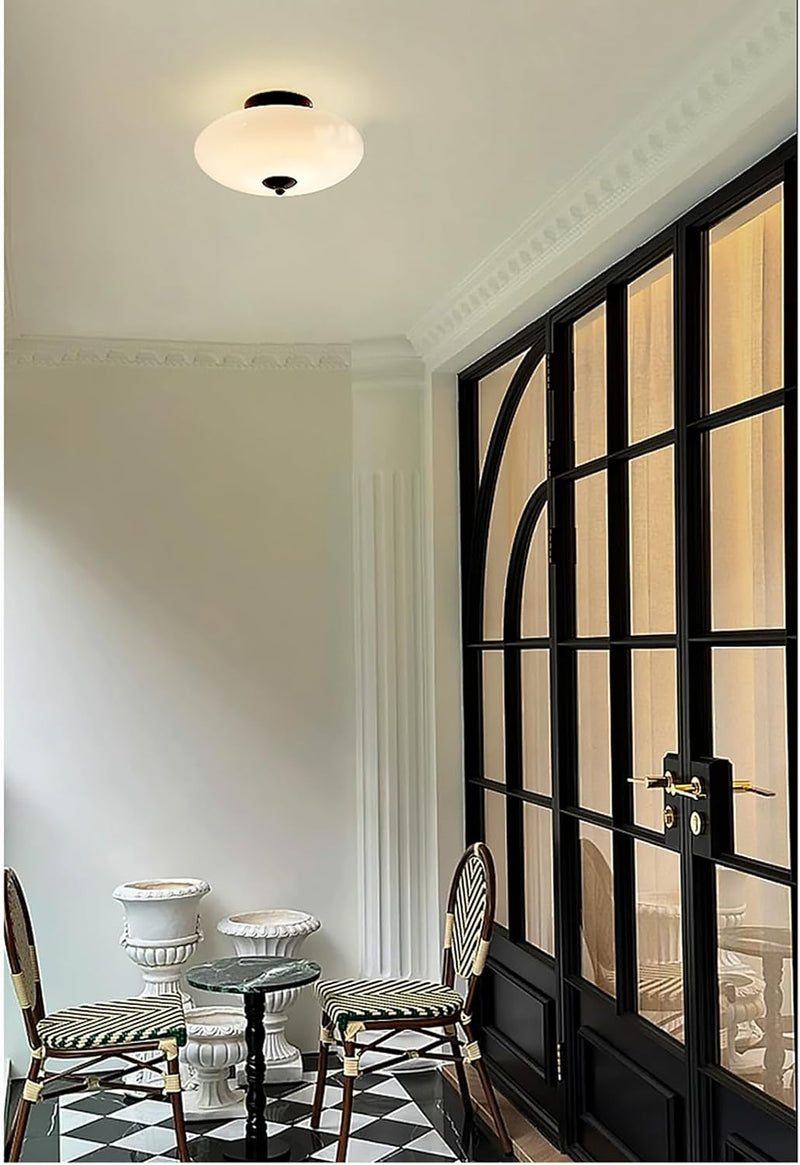 Modern Recessed Ceiling Light with Glass Metal Base