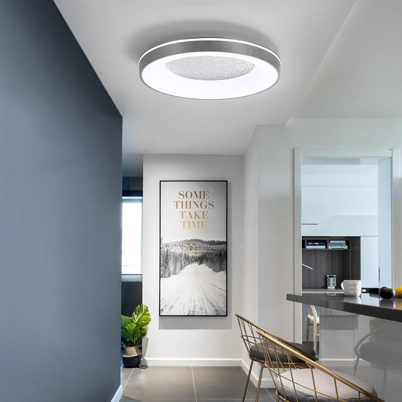 Modern Round Ceiling Light Dimmable 3000K 4500K