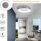Modern Round Ceiling Light Dimmable 3000K 4500K