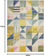 Modern Rug for Living Room Bedroom Kitchen Coloured