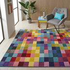 Modern Rug for Living Room Bedroom Kitchen Coloured