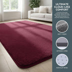 Modern Rugs Carpet Living Room Soft Shaggy Non-Slip