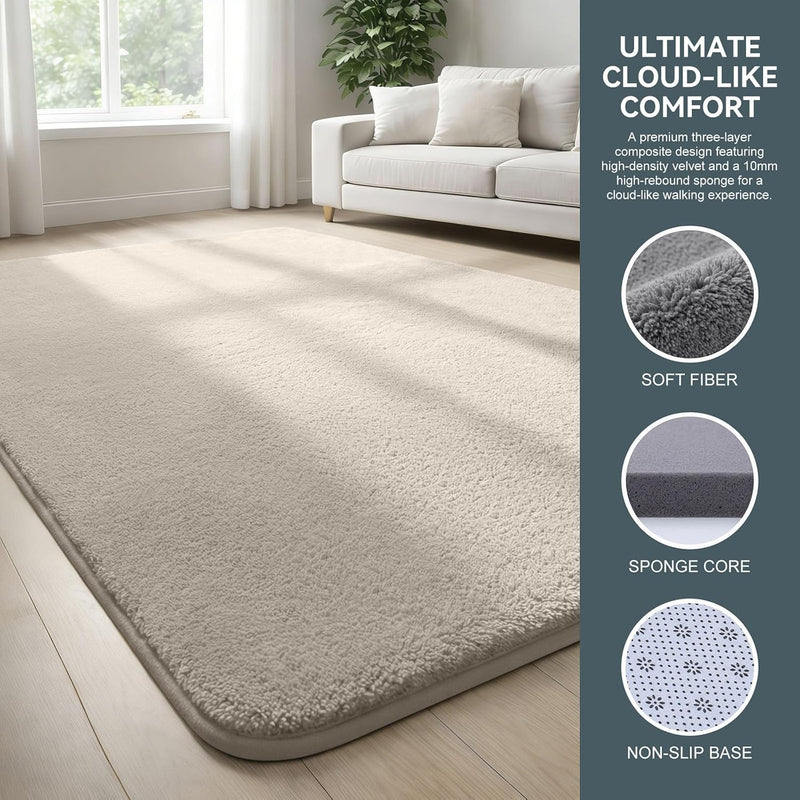 Modern Large Rugs Living Room Non-Slip Carpet